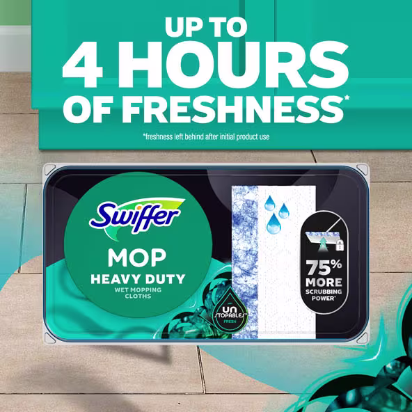 Heavy Duty Wet Pet Unstopables: Up to 4 hours of freshness 