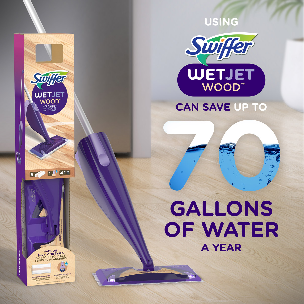 Swiffer - Lingettes WetJet (x10)