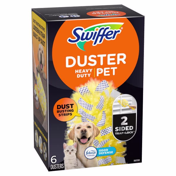 Swiffer® Duster™ Multi-Surface Pet Heavy Duty Refills with Febreze Odor Defense 6ct