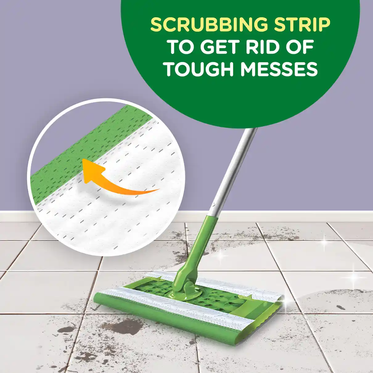 Swiffer Sweeper Wet Mopping Pad Recambios para trapeador de piso con aroma  a lavanda Febreze, 12 unidades (el embalaje puede variar)