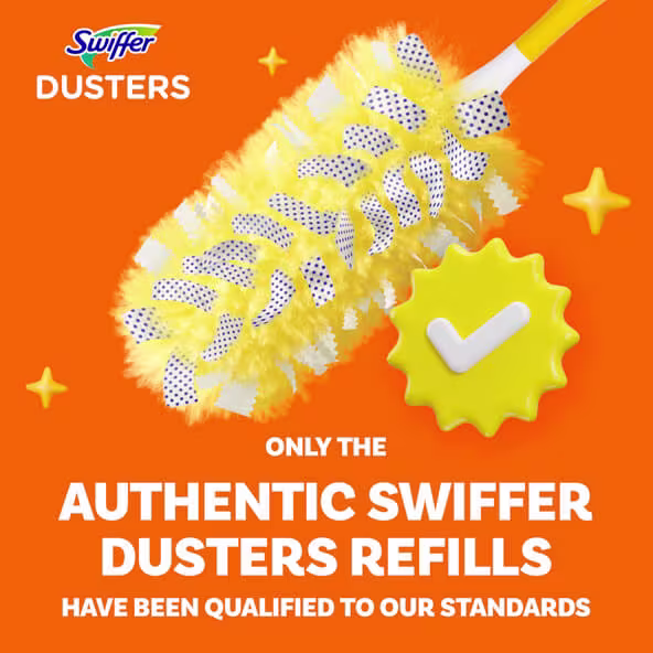 Only the authentic Swiffer Dusters Refills have been qualified to our standards