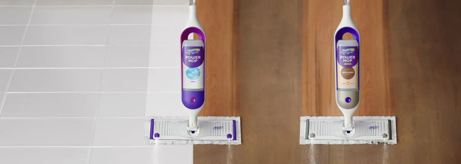 Two ways <br /> to mop