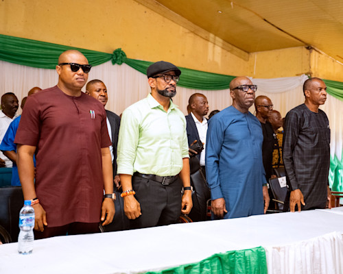 Obaseki Swears In Sas Ssas In Owan West East Lgas Urges Paradigm