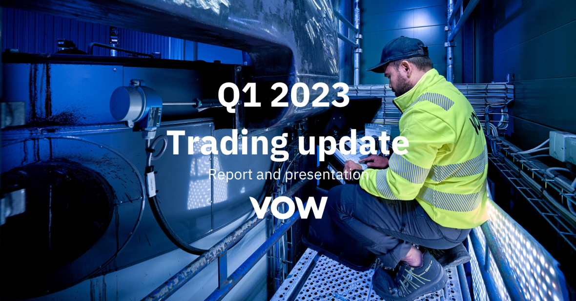 Trading update Q1 2023 - Continuing profitable growth, record high tendering activity in new markets
