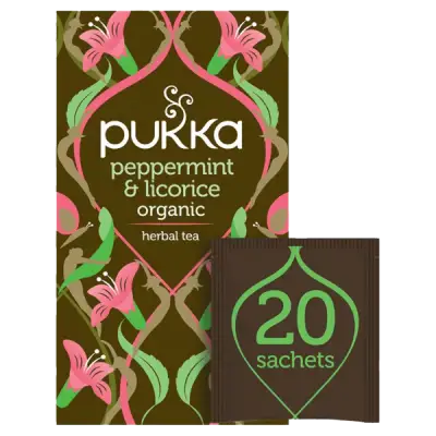  Pukka Organic Herbal Tea - Relax - Chamomile Fennel and  Marshmallow Root - 0.8 oz - 20 Count