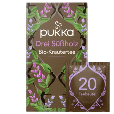 Pukka Bio-Kräutertee Drei Süßholz 20 Teebeutel