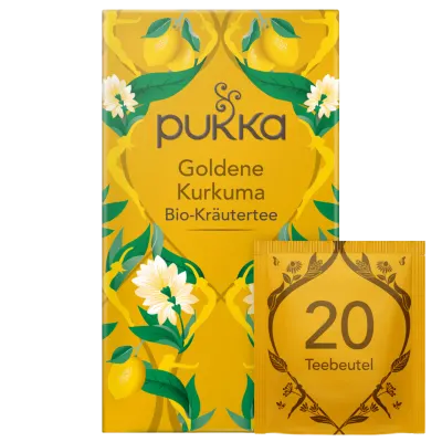 Pukka Bio-Kräutertee Goldene Kurkuma 20 Teebeutel