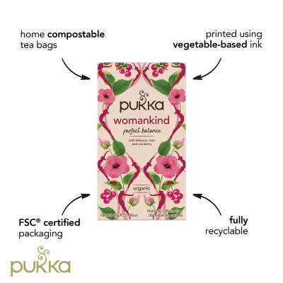 Pukka Herbs Womankind Tea, 20 Tea Bags - VictoriaHealth