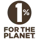 Pukka Herbs certification logo 1% for the planet logo colour