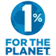 Logo di certificazione Pukka Herbs 1% per il colore del logo del pianeta