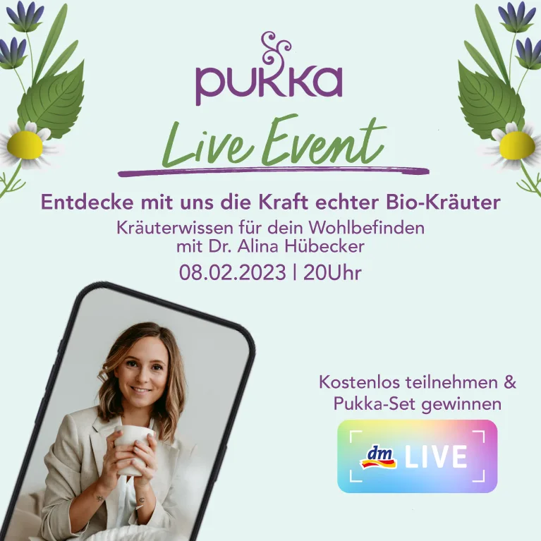 Pukka Online Event: dmLIVE Shopping