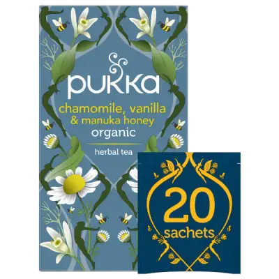 Pukka Tea Variety Pack, Organic Herbal Tea Bags, Five Flavors; Elderberry &  Echinacea, Lemon, Ginger & Manuka Honey, Night Time, Three Mint And Detox