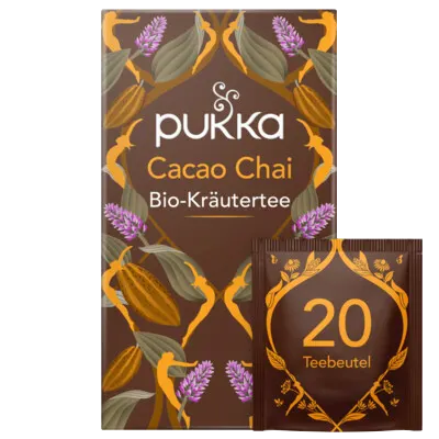 Pukka Bio-Gewürztee Cacao Chai 20 Teebeutel