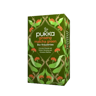 Pukka Bio-Kräutertee Ginseng Matcha Green 