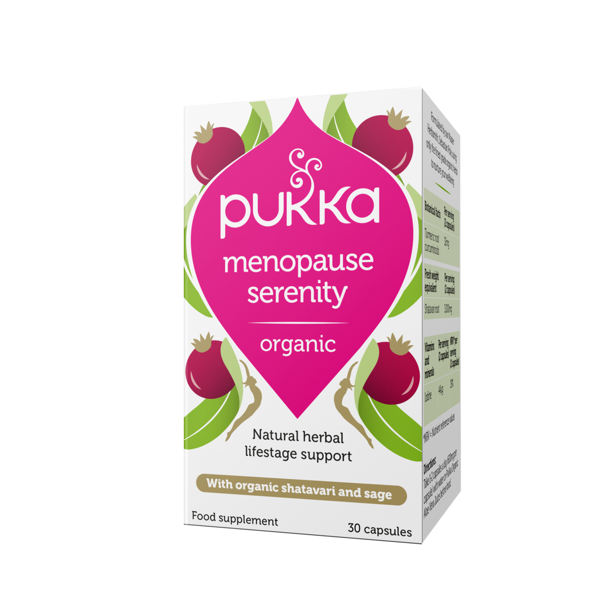Buy Menopause Serenity Organic Supplements Pukka Herbs UK