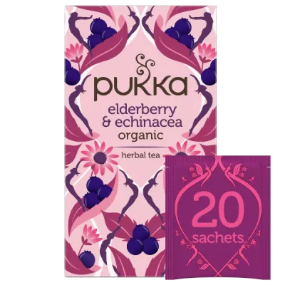 Pukka Herbs Australia product-grid Elderberry & Echinacea 20 Tea Bags