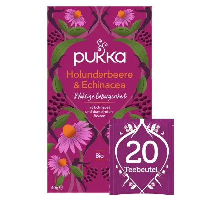 Pukka Bio-Früchtetee Holunderbeere & Echinacea