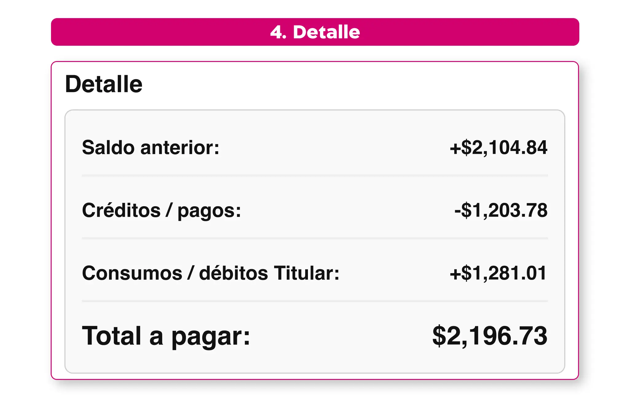 detalle de tarjeta desktop