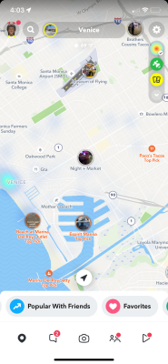 UI image of Snap Map