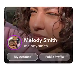 Melody Smith's Snapchat public profile