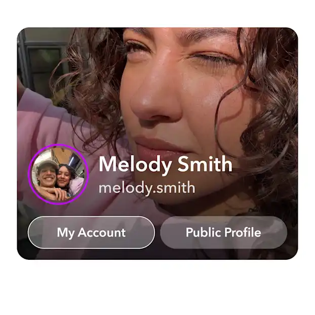 Melody Smith's Snapchat public profile