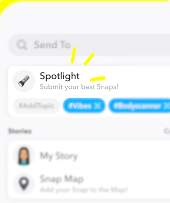 Image that shows where to submit a Spotlight