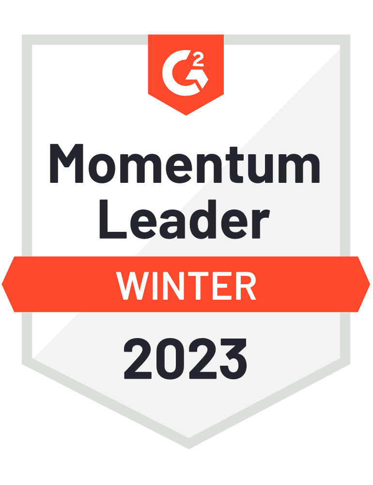 G2 Award - Winter 2023 - Momentum Leader
