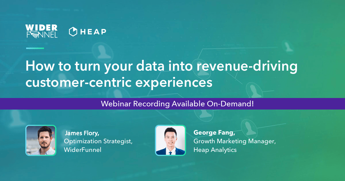 How to turn your data into revenue-driving customer-centric experiences
James Flory
George Fang