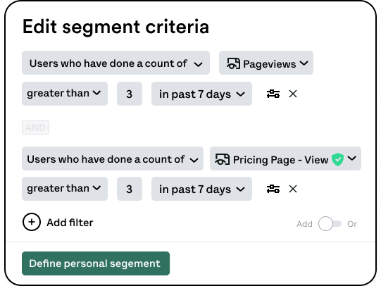 Solutions - Marketing Teams - Segments