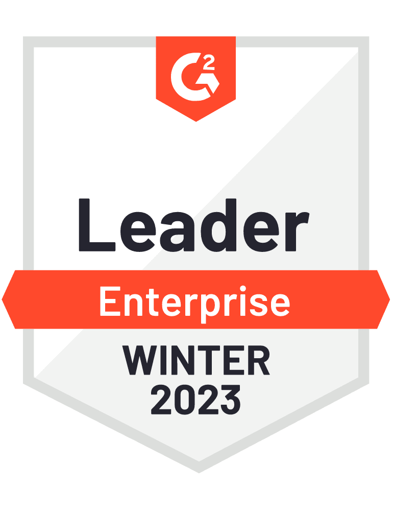 G2 Award - Winter 2023 - Enterprise Leader