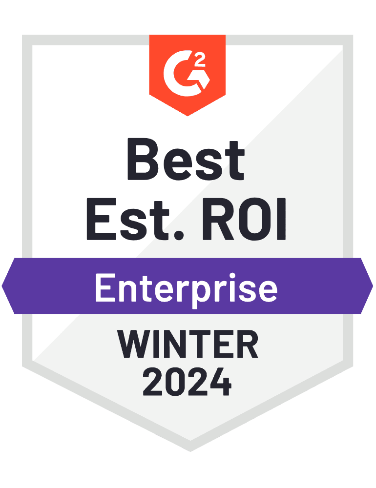 G2 - Winter 2024 - Best Est. ROI