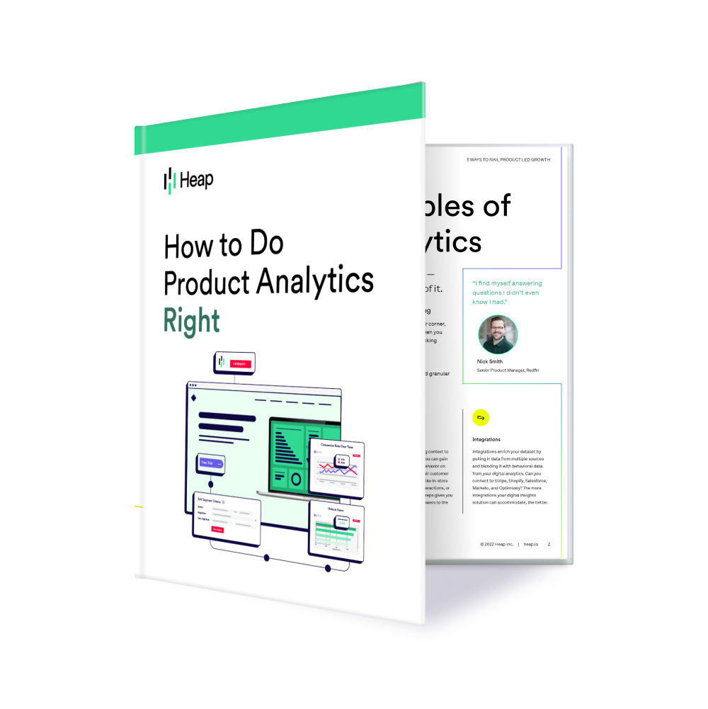 Book with title "How to do Product Analytics Right"