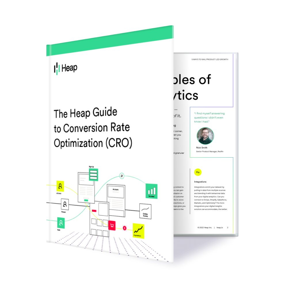 The Heap Guide to Conversion Rate Optimization (CRO) Hero Image
