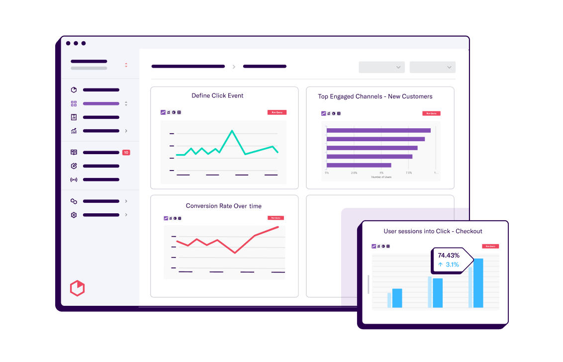 Hero image showing illustration of Heap platform