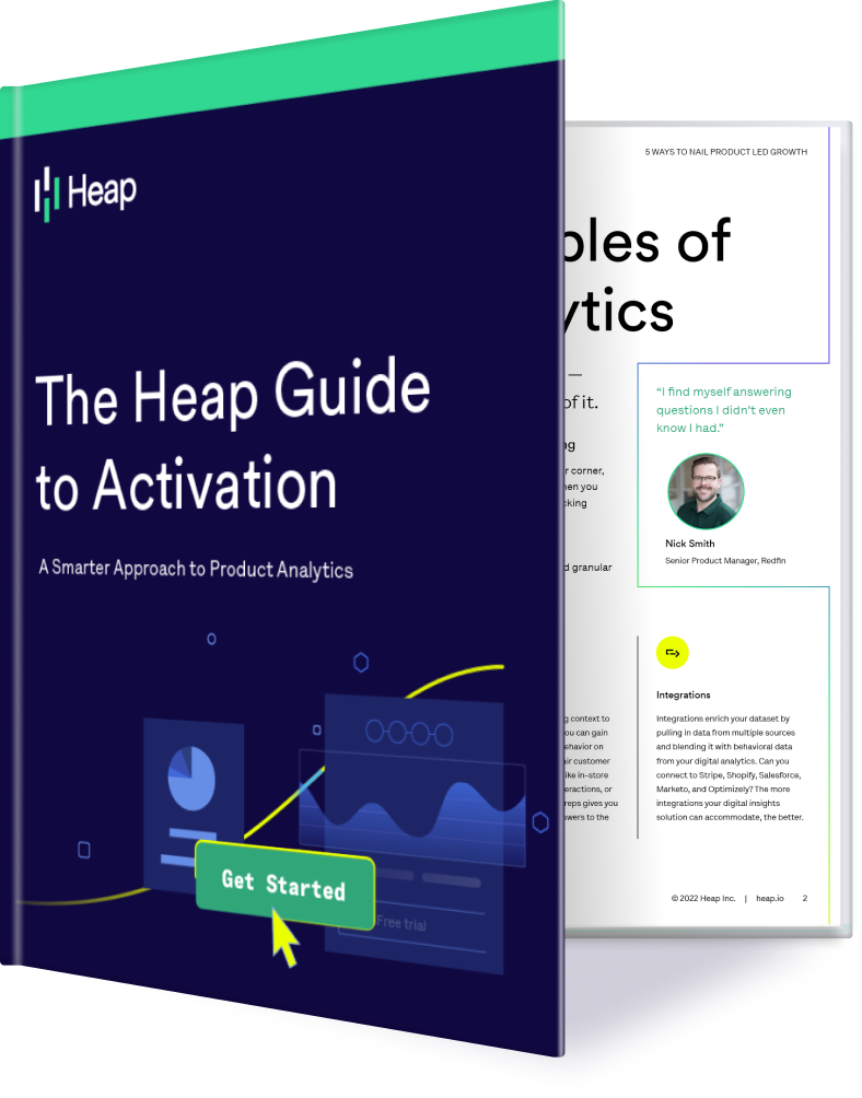 The Guide to Product Activation Hero Image showing Get Started CTA button being clicked