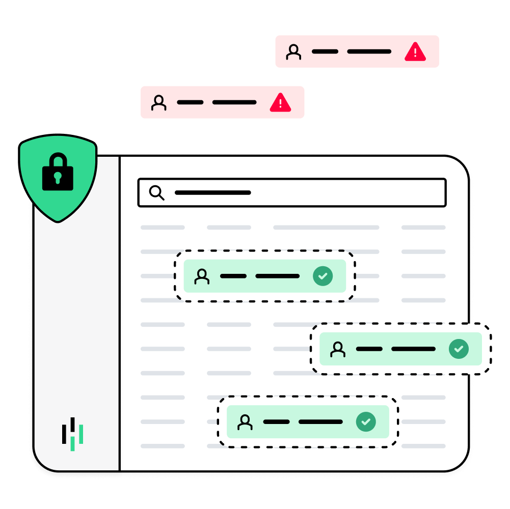 Illustration of Heap's security features