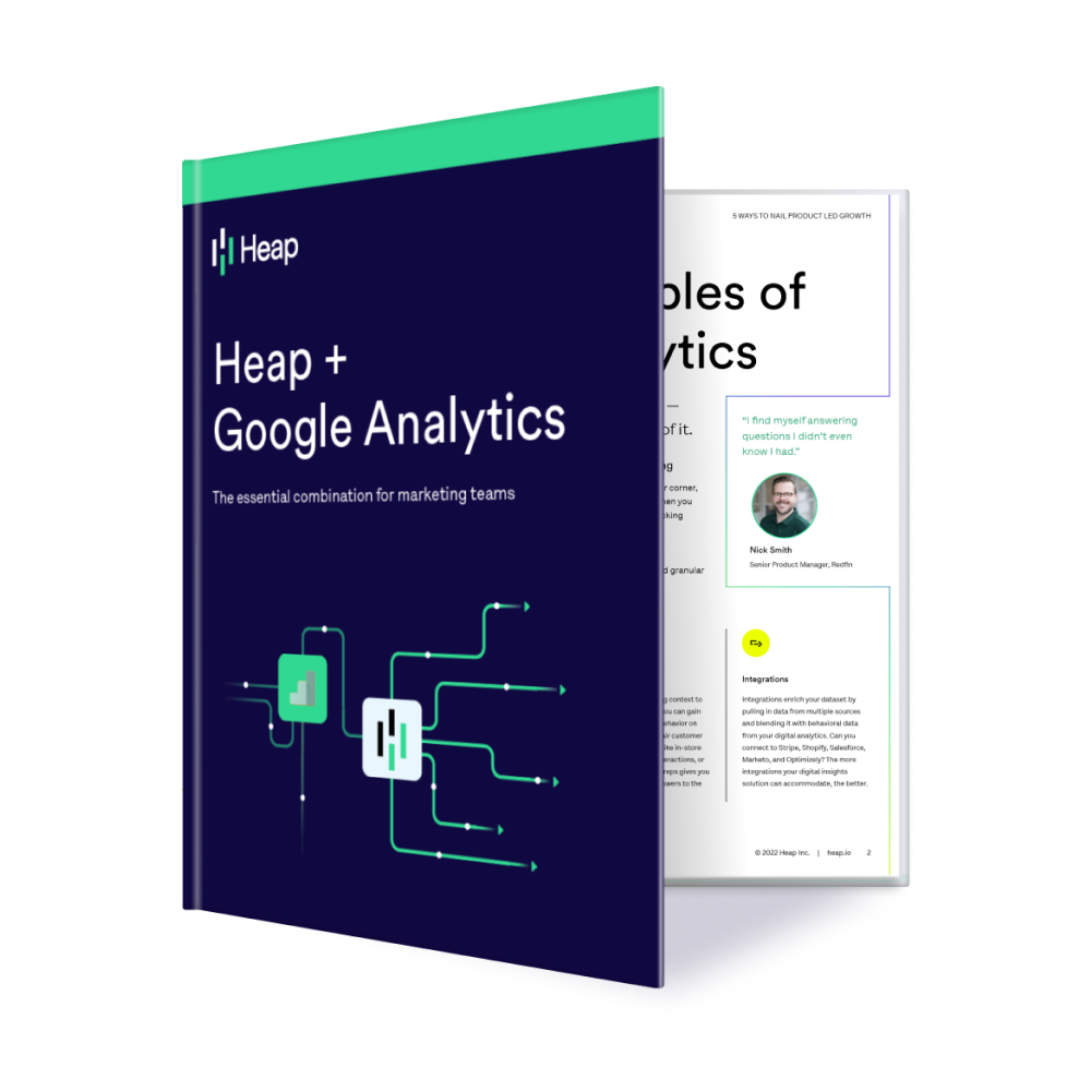 Data tree between Google Analytics and Heap 