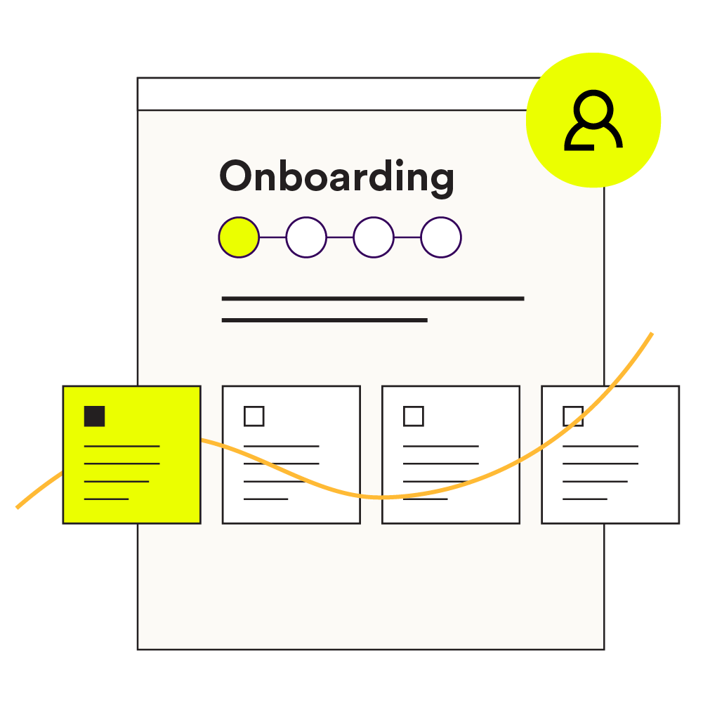Web page that says "onboarding"