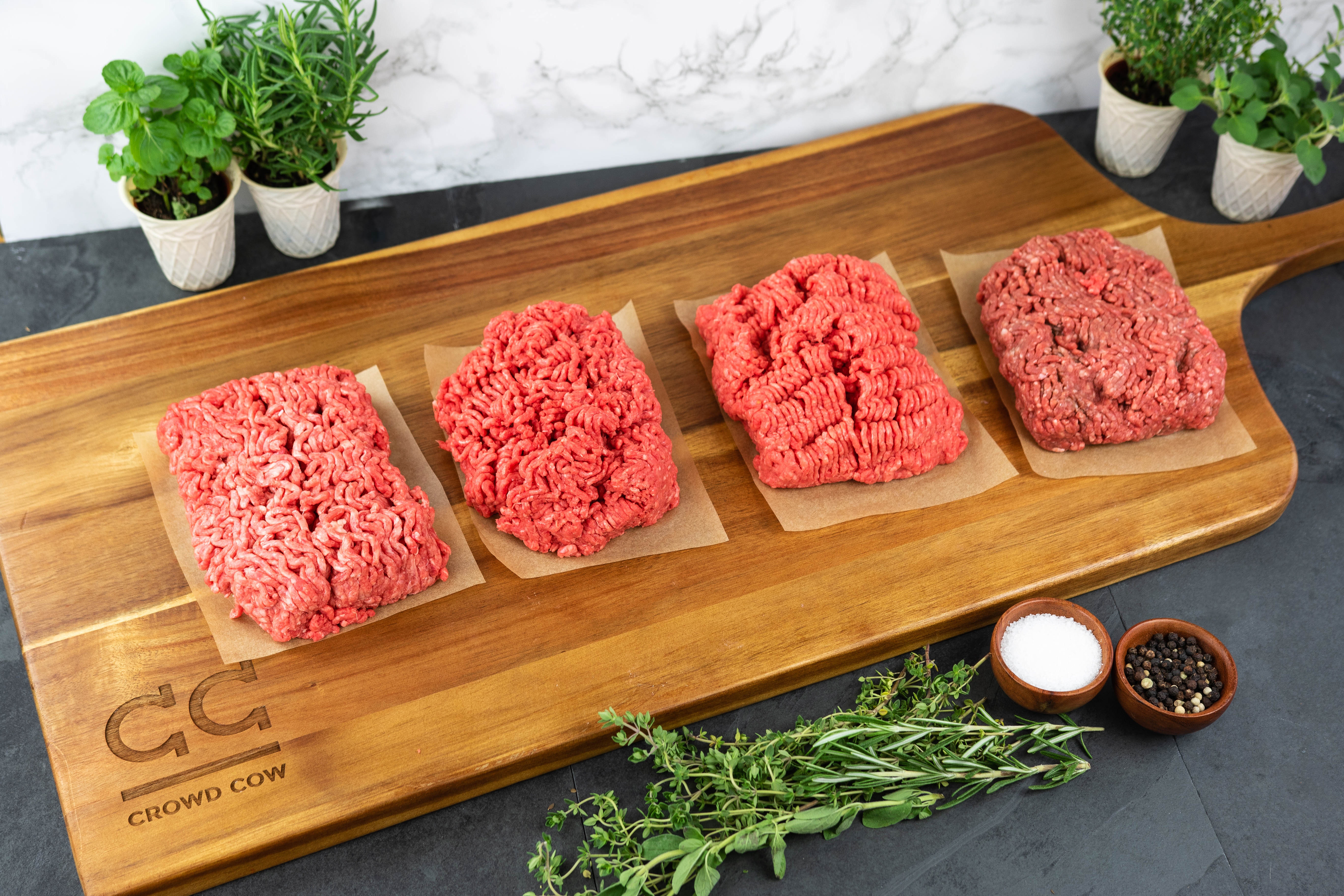 Ground Beef tasting flight