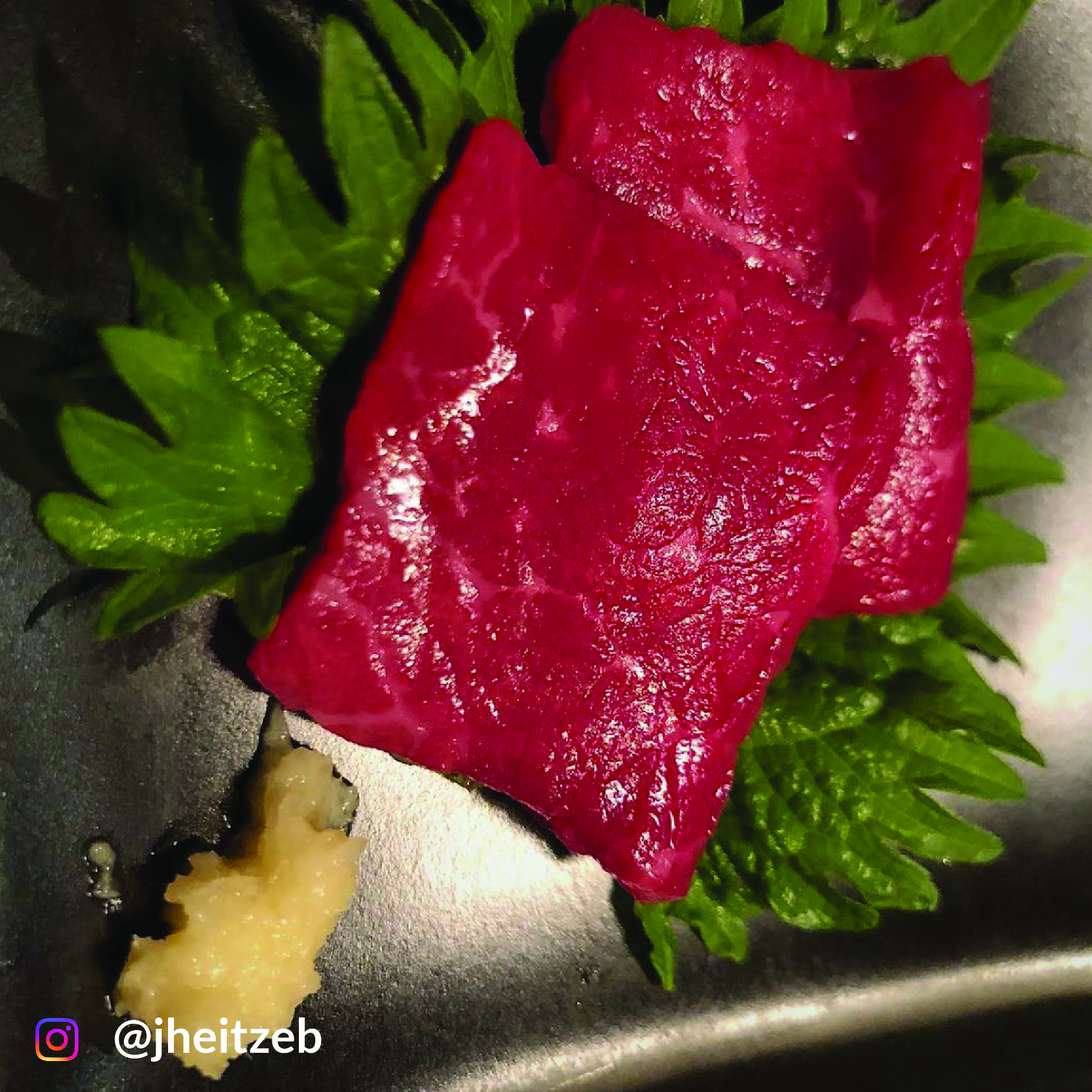 A5 Wagyu-sashimi, taken by @jheitzeb