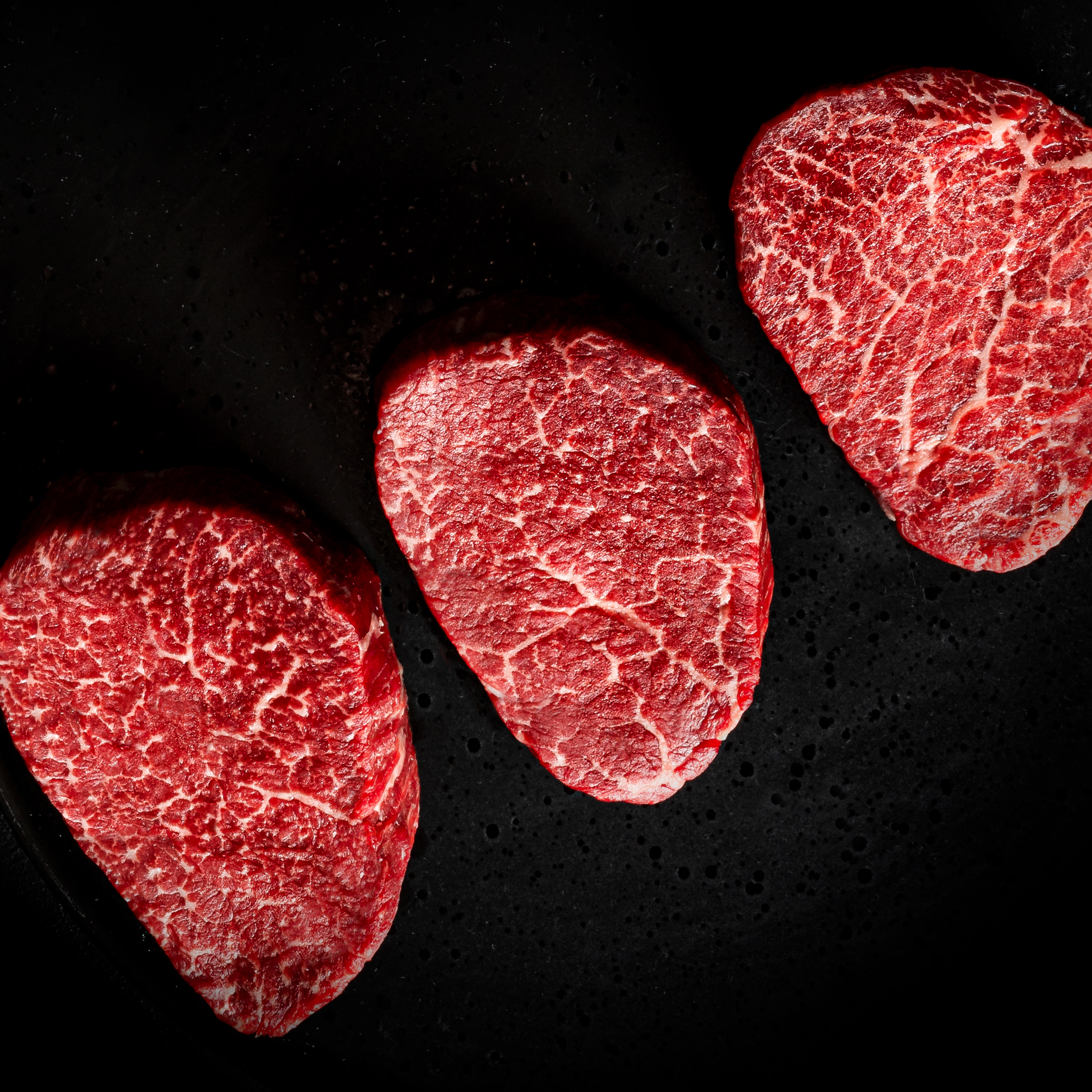 Stone Axe Wagyu marbling close-up