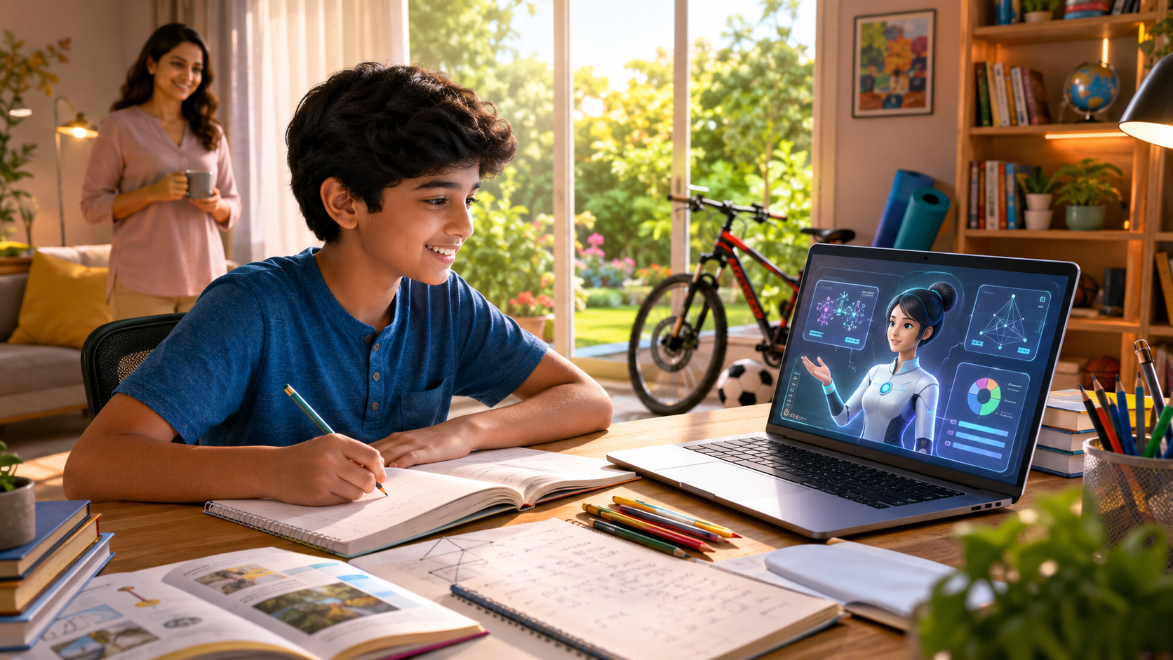 Balance screen timing with AI