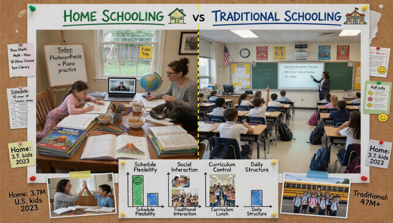 Homeschooling vs. Traditional Schooling