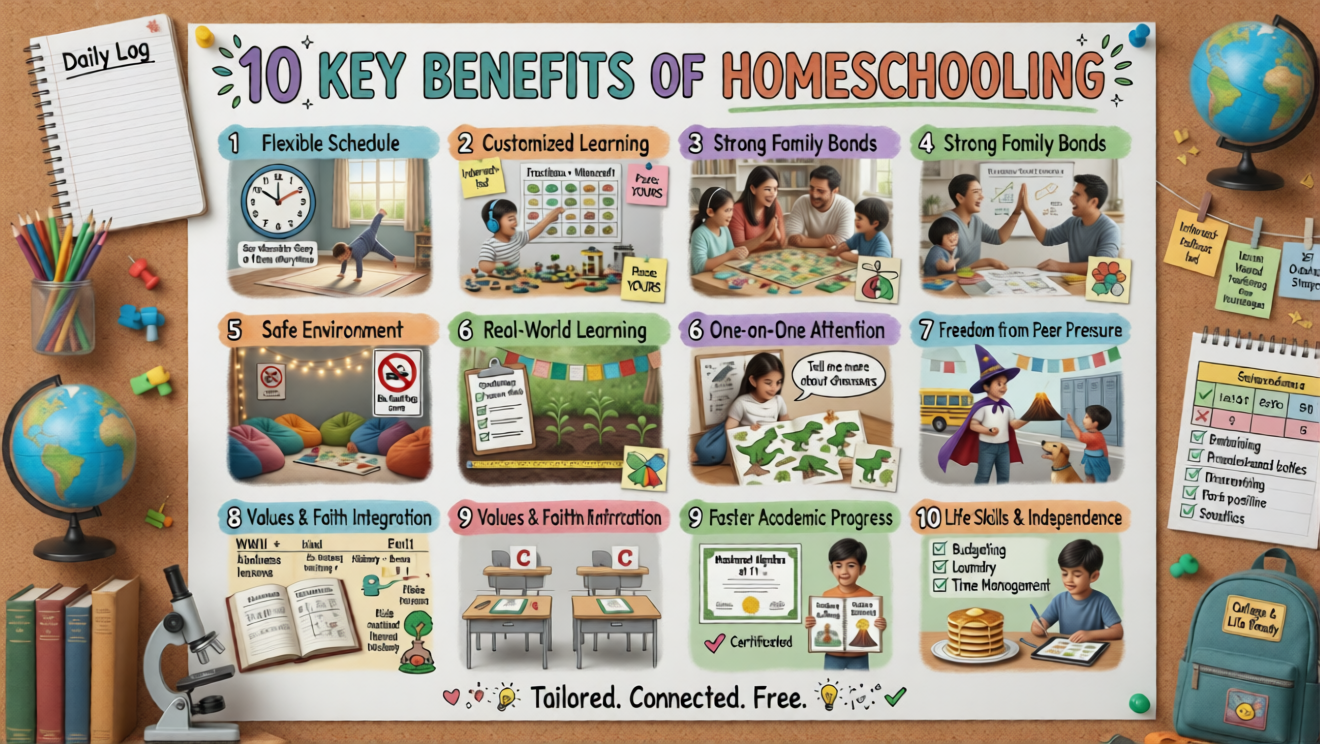 10 key benefits of homeschooling