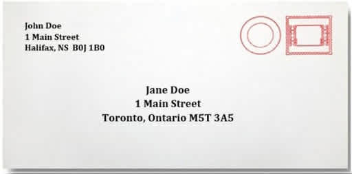 Recipient envelope