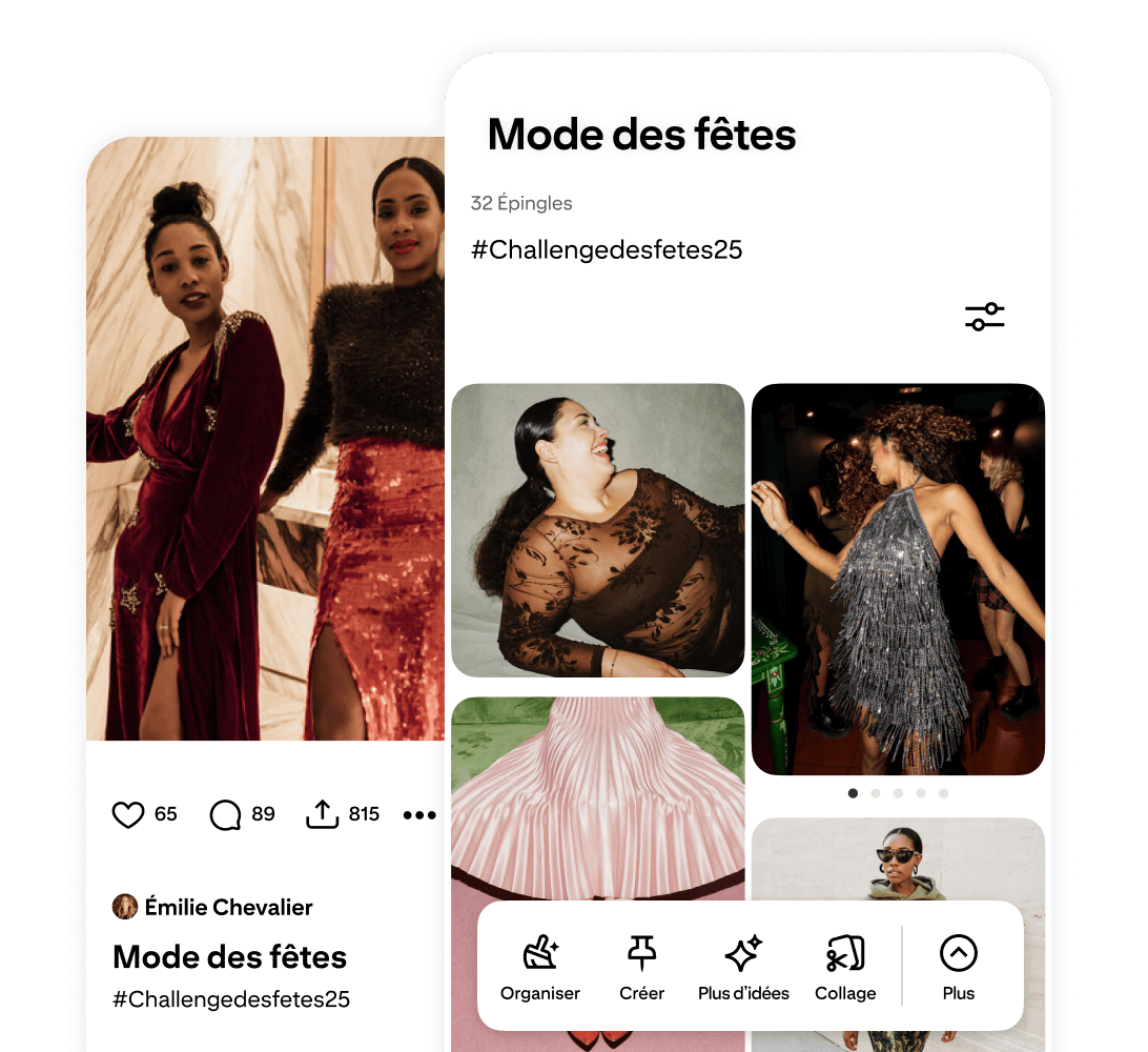 Pinterest app Pin screen