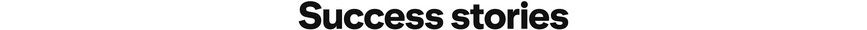 Success stories