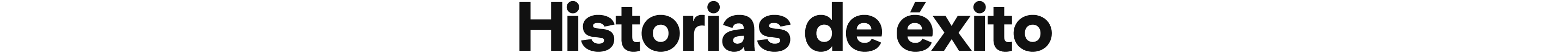 Historias de éxito