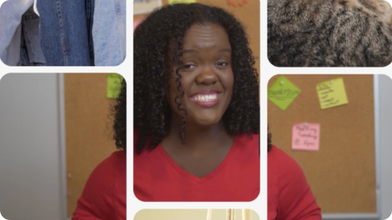 Pin grid of creator Lil Gabi D