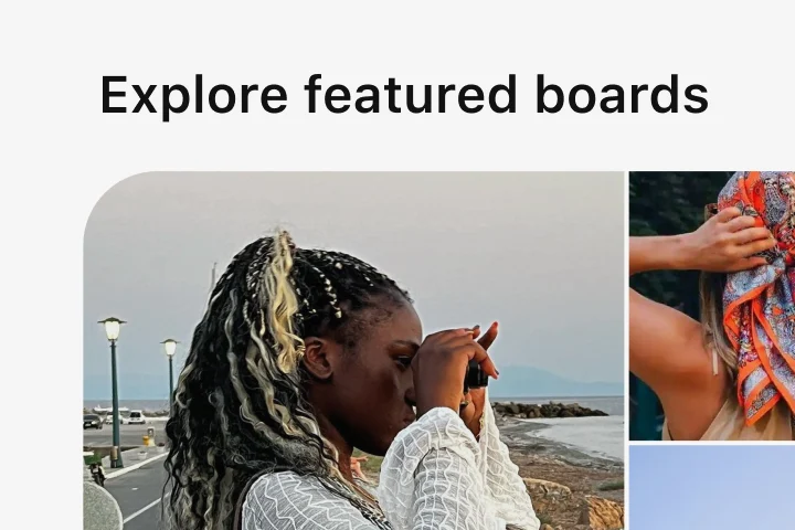 Pin submissions featured on Pinterest, on the Create site